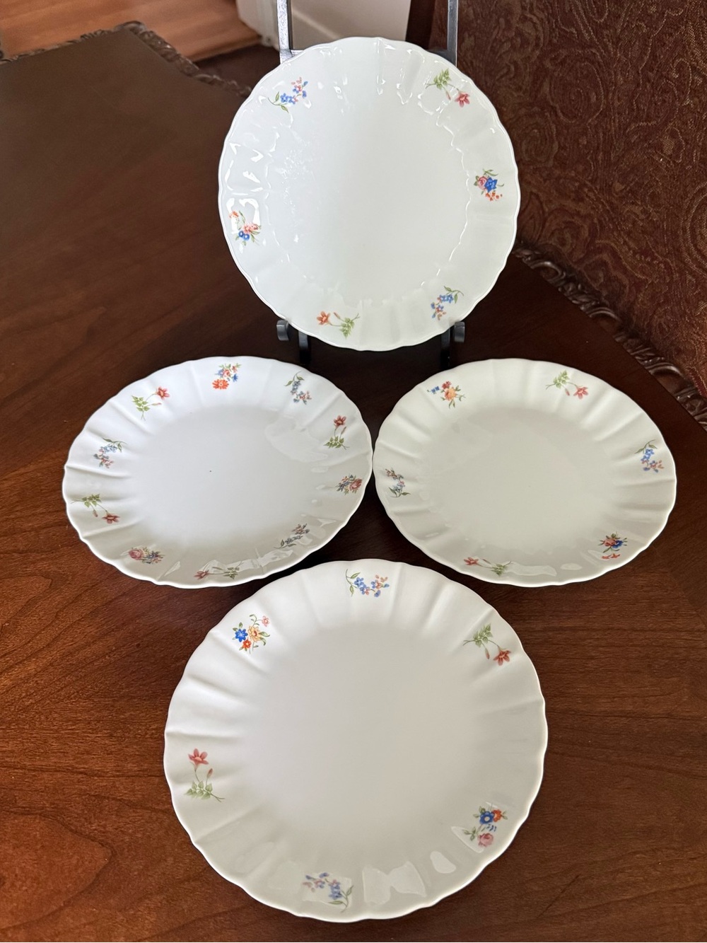 Set of 4 B.I.A. Cordon Bleu The Frieda Collection 7.25” Porcelain Salad Plates